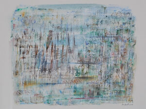 Martine DURT, technique mixte sur papier, 2013